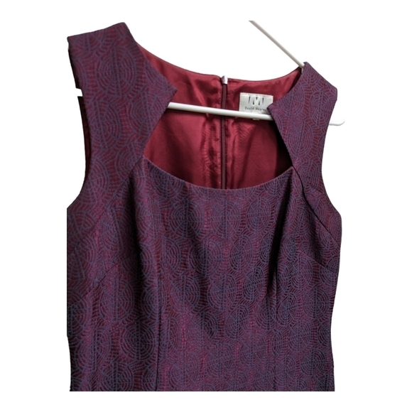 Vintage David Meister shift dress geometric abstract - Picture 4 of 6